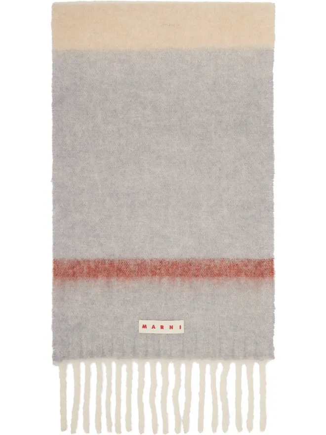 Marni Marni ボーダー アルパカ マフラーの商品画像