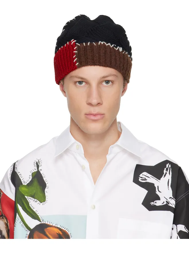 Marni Marni Mixed ウール ニットビーニーの商品画像