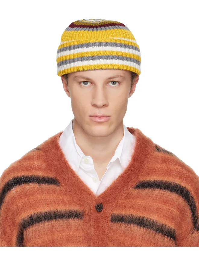 Marni Marni ボーダー リブ ビーニーの商品画像