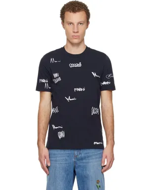 Marni Multigram Marni コットン プリントTシャツ - サムネイル1