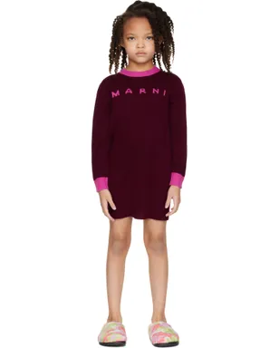 Marni キッズ｜ ウール ワンピース - サムネイル1
