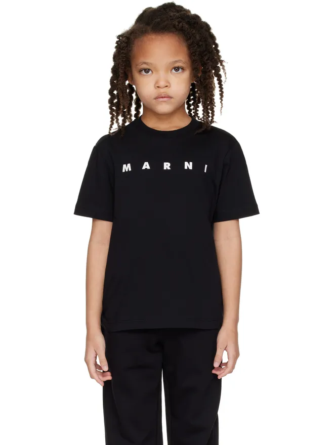 Marni Marni キッズ｜ コットン ロゴ Tシャツの商品画像