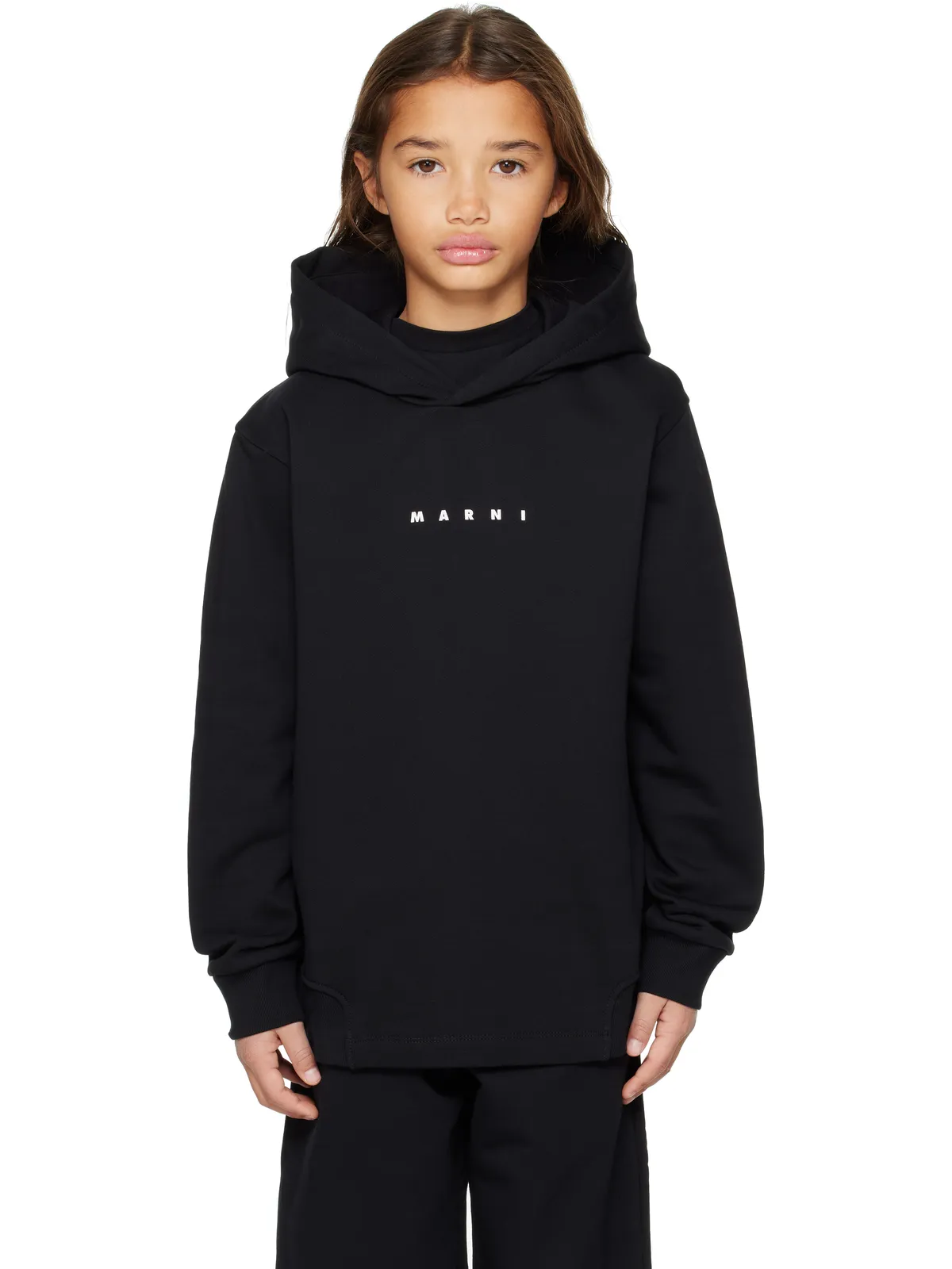 Marni キッズ｜ コットン フーディ - 画像1