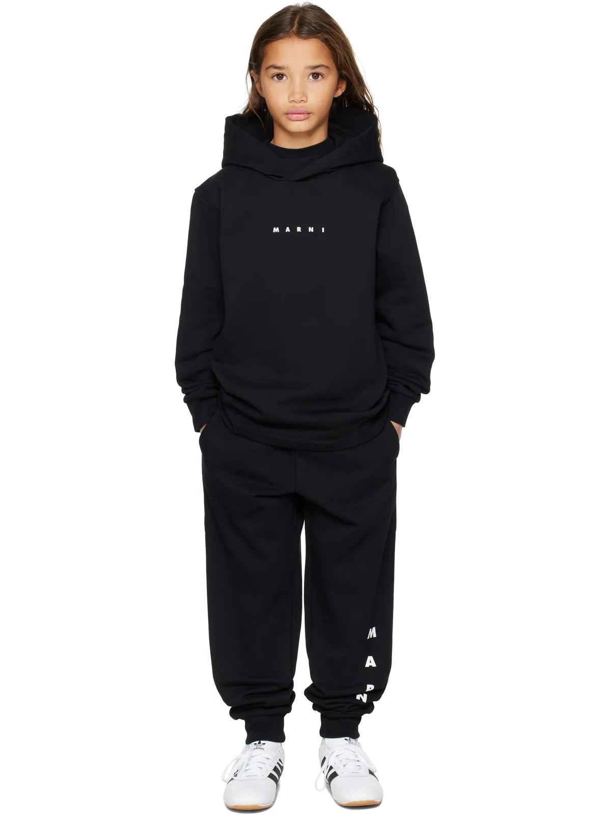Marni キッズ｜ コットン フーディ - 画像4