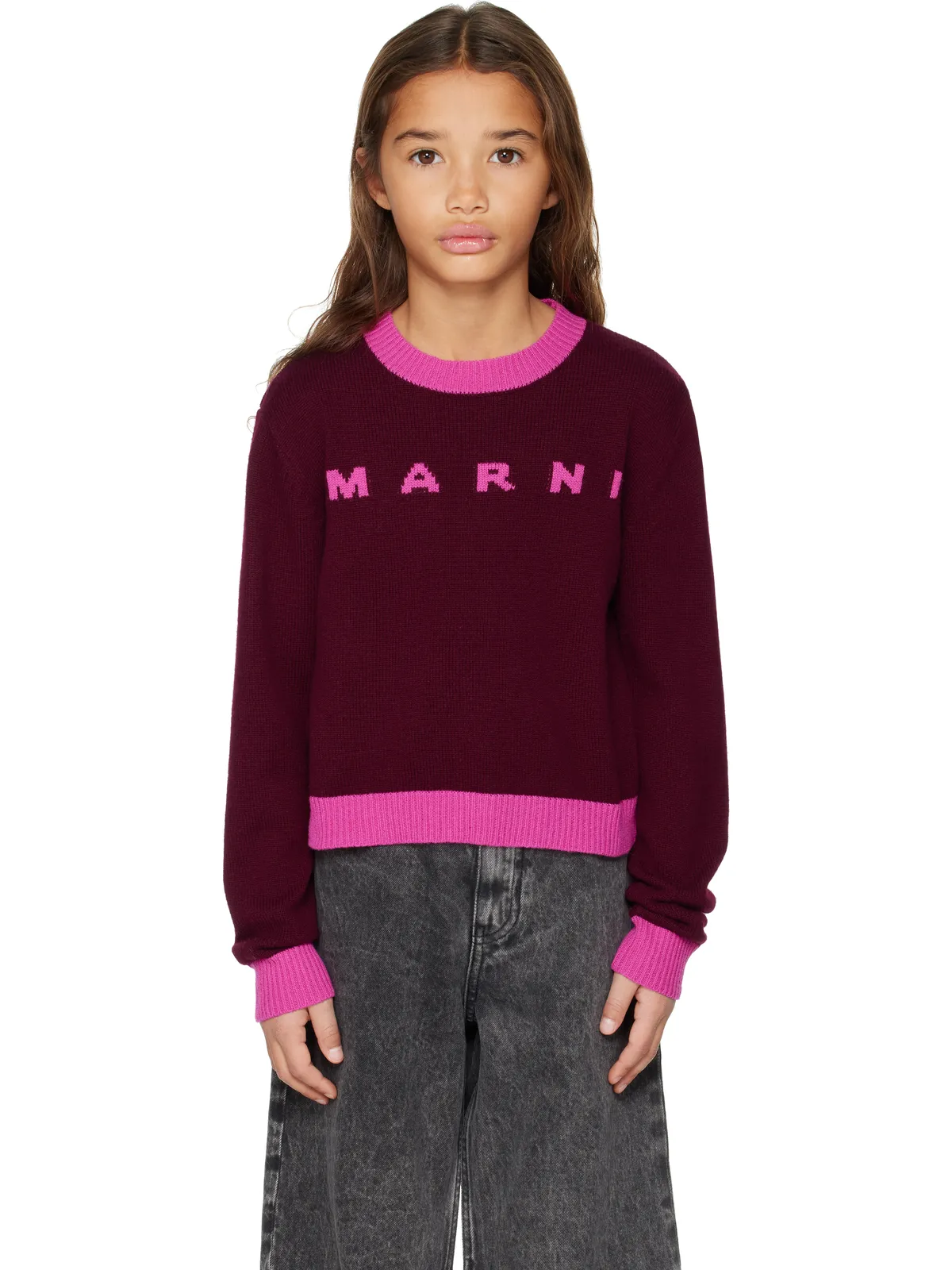 Marni キッズ｜ ウール＆カシミヤ セーター - 画像1