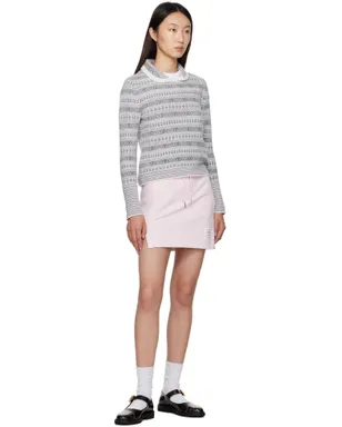 Thom Browne Classic 4-Bar ジャージ ミニスカート - サムネイル4