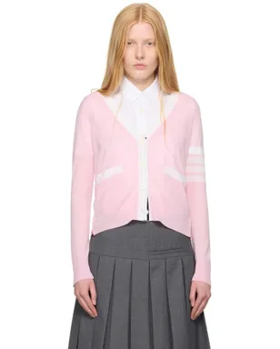 Thom Browne 4-Bar ウール リラックスフィット カーディガン - サムネイル1