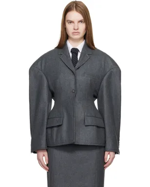 Thom Browne Nipped Waist Cocoon テーラードジャケット - サムネイル1