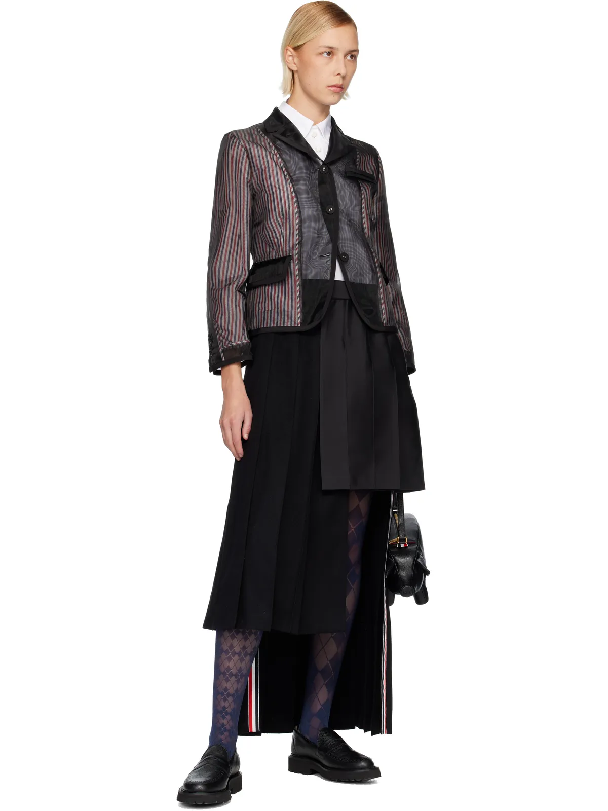 Thom Browne オーガンザ スポーツコート - 画像4
