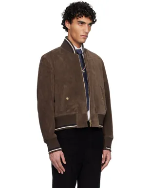 Thom Browne Knit Rib Suede ブルゾンジャケット - サムネイル2
