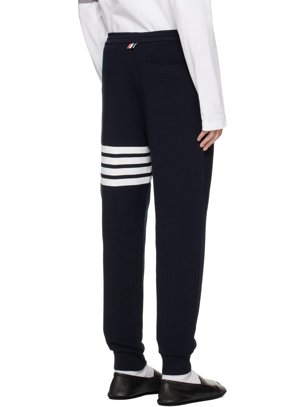 Thom Browne 4-Bar Ottoman スウェットパンツ - 画像3