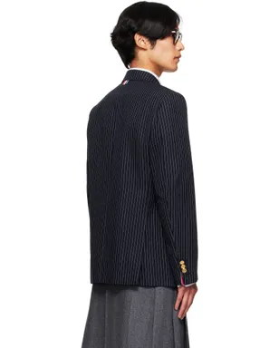 Thom Browne High Twist Wool Sportcoat ピンストライプ テーラードジャケット - サムネイル3