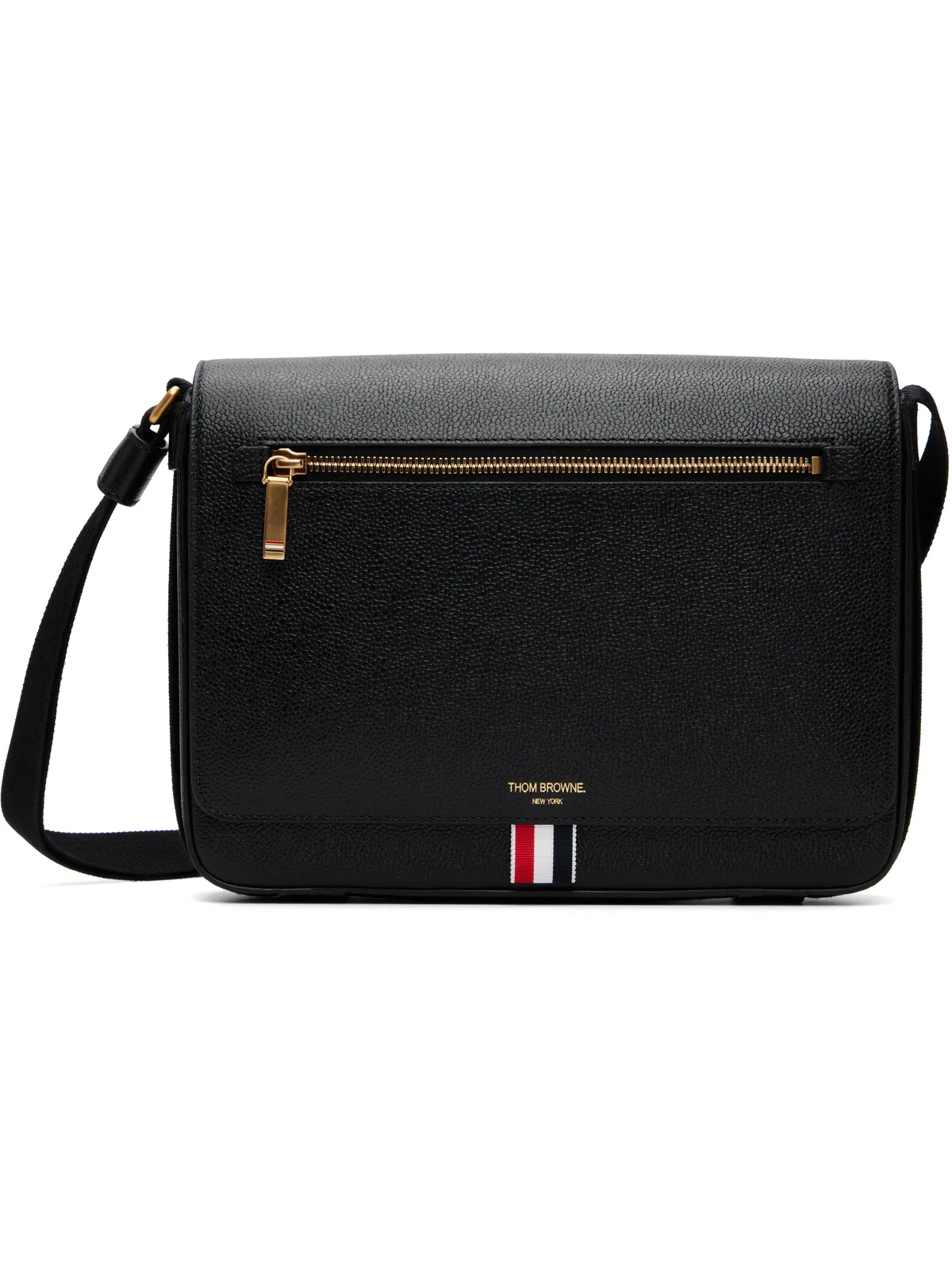 Thom Browne ペブルグレイン リポーターバッグ - 画像1