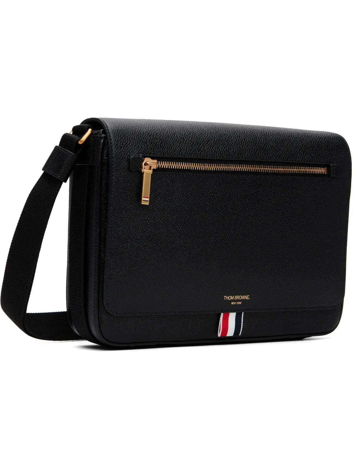 Thom Browne ペブルグレイン リポーターバッグ - 画像2