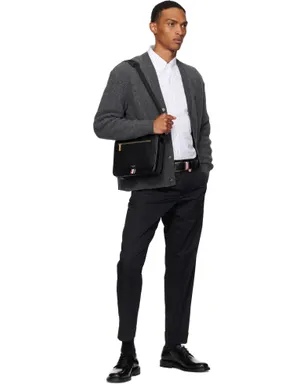 Thom Browne ペブルグレイン リポーターバッグ - サムネイル4