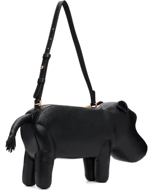 Thom Browne Hippo ペブルグレイン バゲットバッグ - サムネイル2