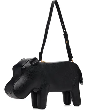 Thom Browne Hippo ペブルグレイン バゲットバッグ - サムネイル3