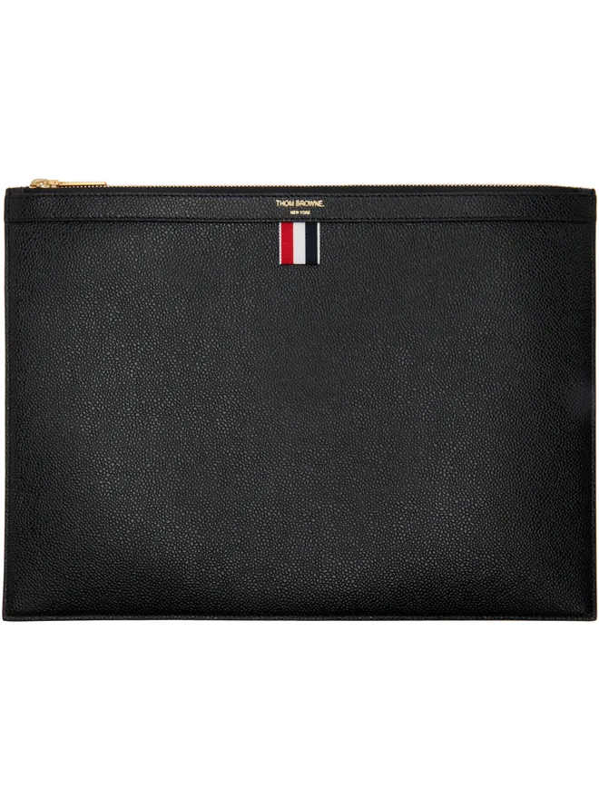 Thom Browne Thom Browne ラージ ペブルグレイン ドキュメントケースの商品画像