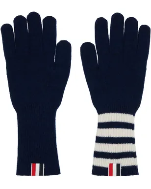 Thom Browne 4-Bar カシミヤリブ グローブ - サムネイル1