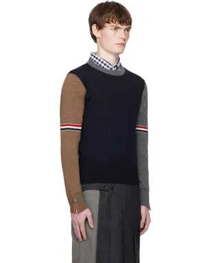 Thom Browne Fun Mix ジャージ リラックスフィット メリノ プルオーバー - サムネイル2