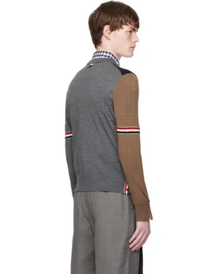 Thom Browne Fun Mix ジャージ リラックスフィット メリノ プルオーバー - サムネイル3