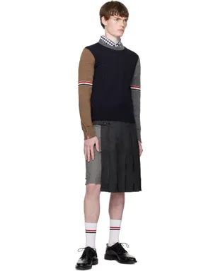 Thom Browne Fun Mix ジャージ リラックスフィット メリノ プルオーバー - サムネイル4