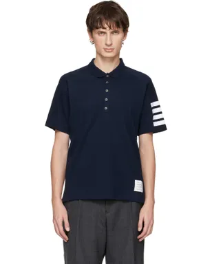 Thom Browne Milano Cotton 4-Bar ポロシャツ - サムネイル1