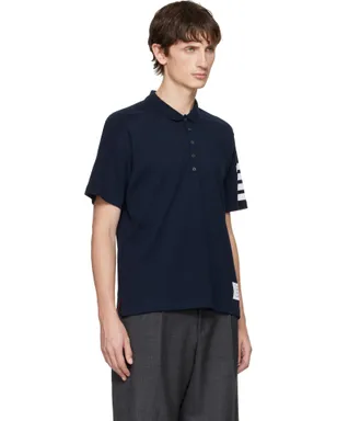 Thom Browne Milano Cotton 4-Bar ポロシャツ - サムネイル2