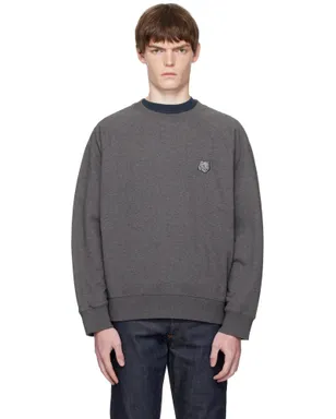 Maison Kitsuné ボールド フォックスヘッド パッチ オーバーサイズ スウェットシャツ - サムネイル1