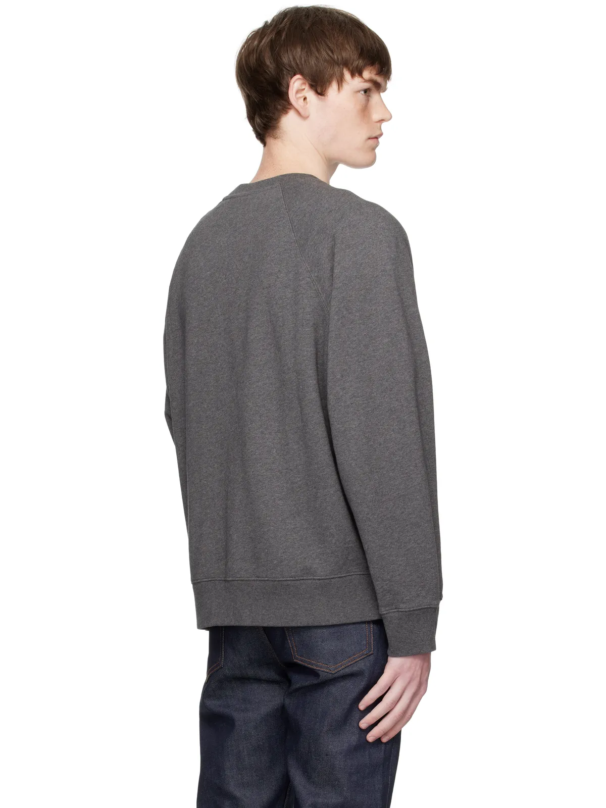 Maison Kitsuné ボールド フォックスヘッド パッチ オーバーサイズ スウェットシャツ - 画像3