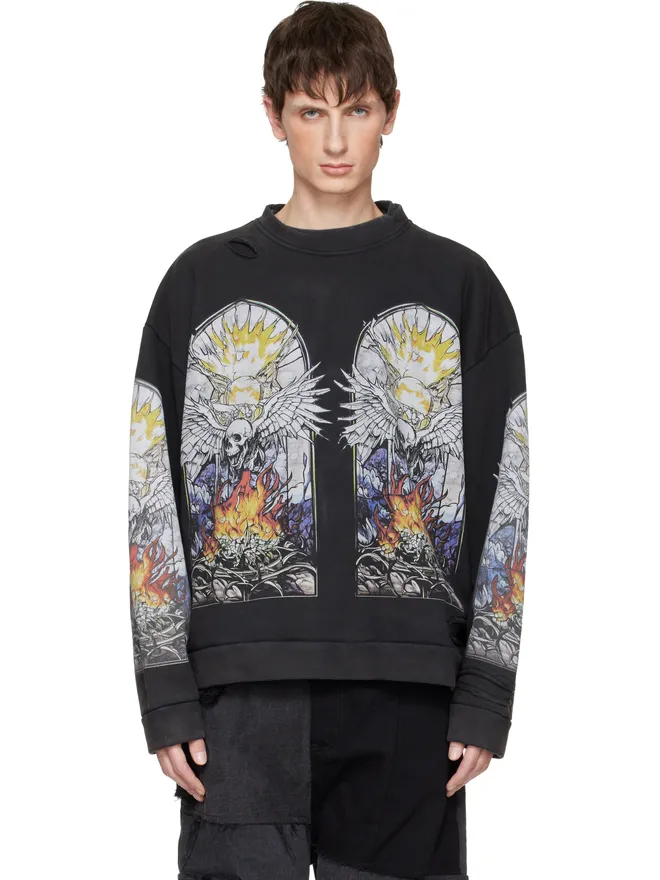 Who Decides War Who Decides War Skull Pullover スウェットシャツの商品画像