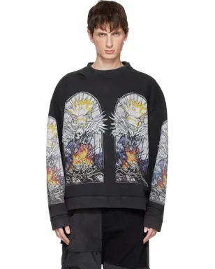 Who Decides War Skull Pullover スウェットシャツ - サムネイル1