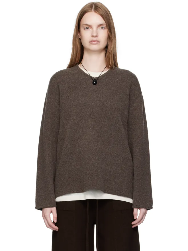 UMARMUNG UMARMUNG ウール カシミヤ ダブルフェイス Vネックセーターの商品画像