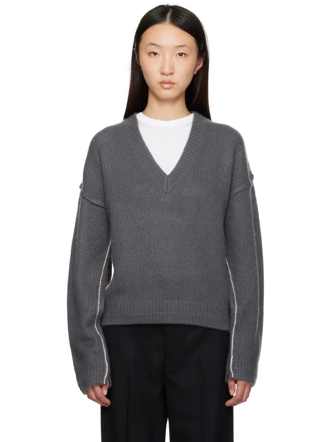 Maria McManus Maria McManus Cape オープンエンド Vネックセーターの商品画像