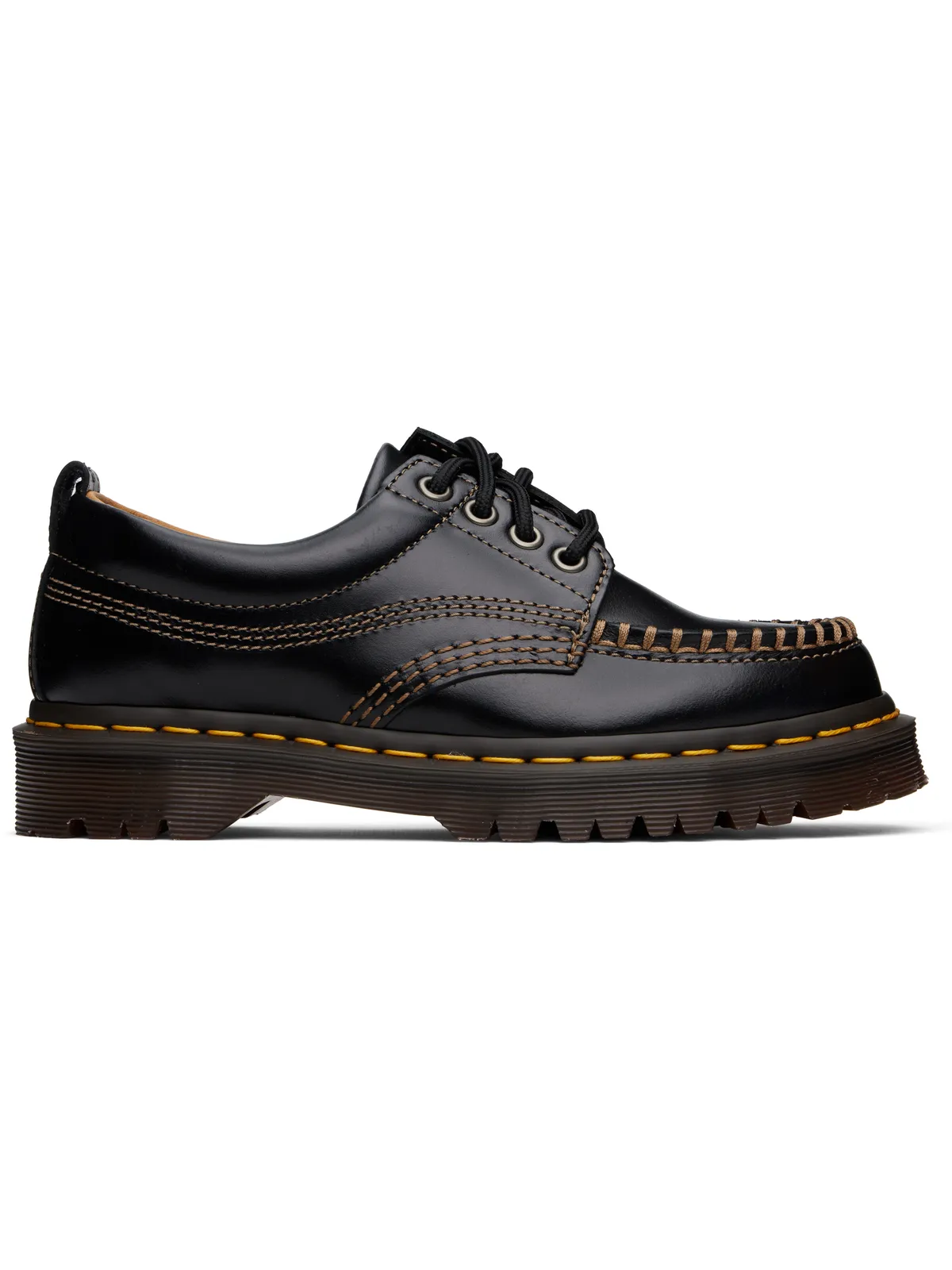 Dr. Martens Lowell レザー モックトゥ ダービー - 画像1