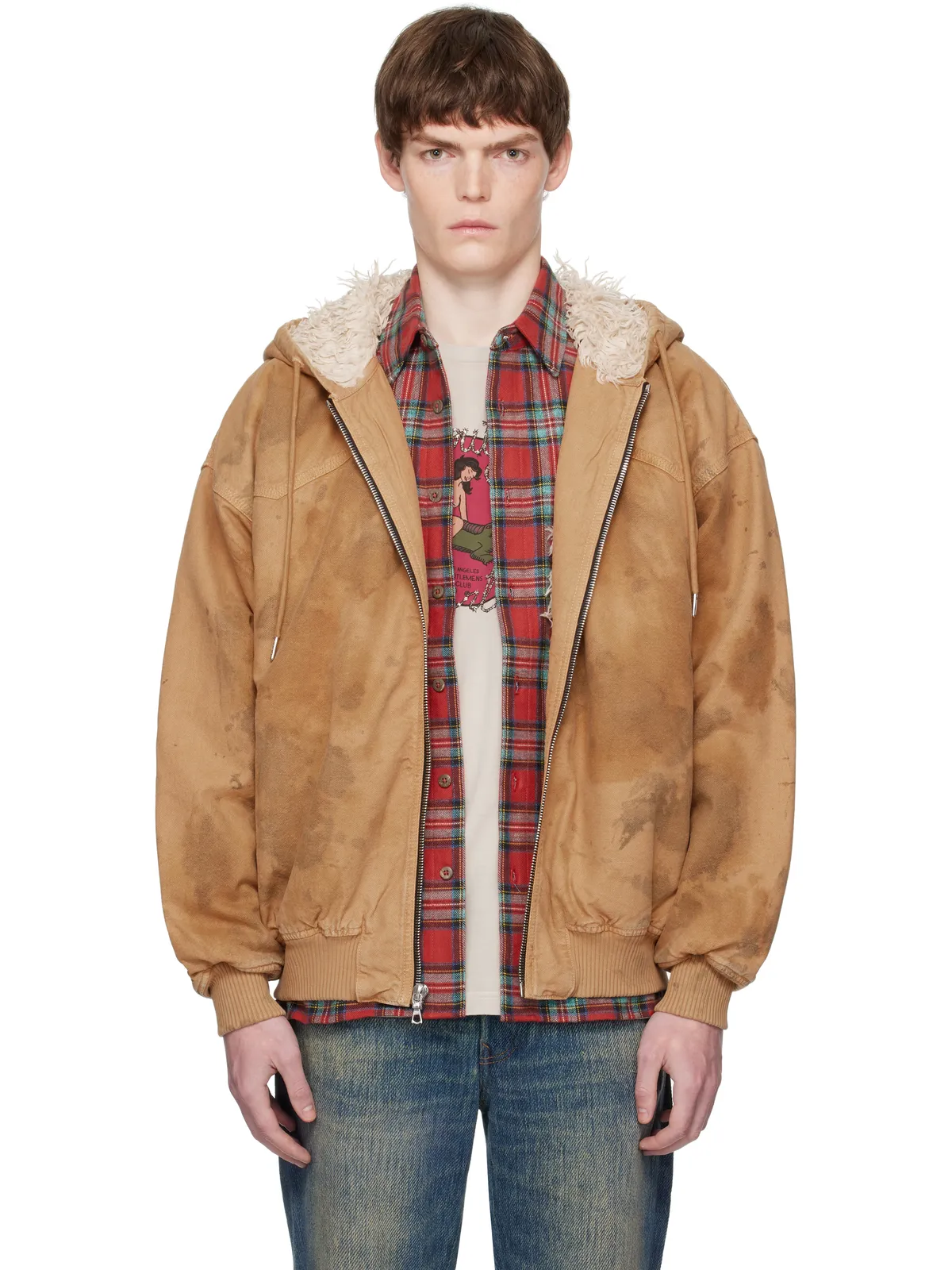 COÛT DE LA LIBERTÉ Dirty Mike Woven Canvas Lined ジャケット - 画像1