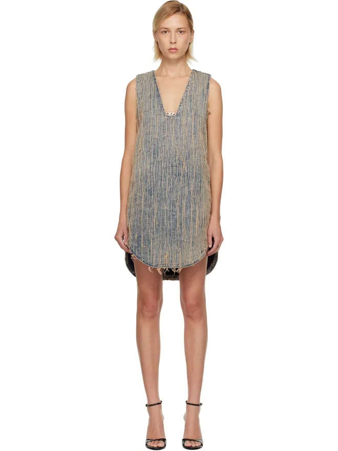 Diesel Diesel De-Laris-Dress-S2 デニム ミニワンピースの商品画像