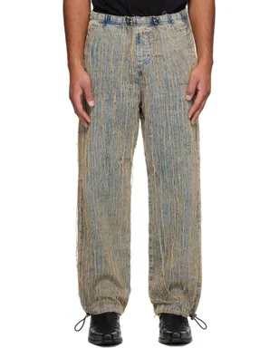 Diesel D-Martial 0cmbz リラックス ジーンズ - サムネイル1