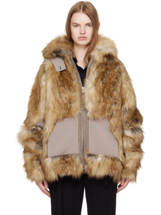 Ottolinger Ottolinger Furry Multiline オーバーサイズ ジャケットの商品画像