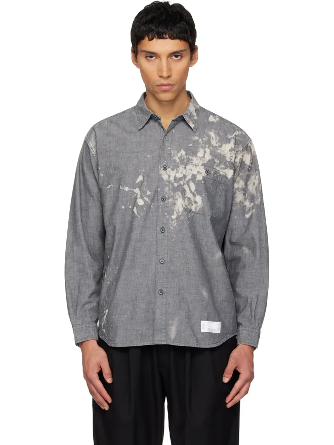 Neighborhood Neighborhood Garment Bleach シャンブレー 長袖シャツの商品画像