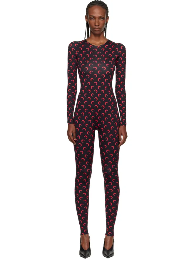 Marine Serre Marine Serre Moon Printed Jersey LS ジャンプスーツの商品画像