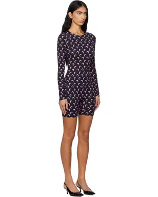 Marine Serre Moon プリント ジャージ ジャンプスーツ - サムネイル2