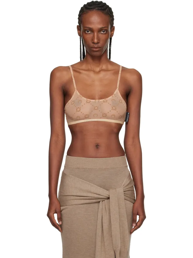 Marine Serre Marine Serre リサイクルメッシュ フロック ブラレットの商品画像