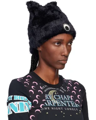 Marine Serre Wild Fluffy Knit Kawaii ビーニー - サムネイル2