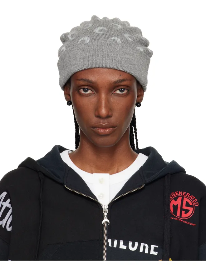 Marine Serre Marine Serre Moon ジャカード ニットビーニーの商品画像