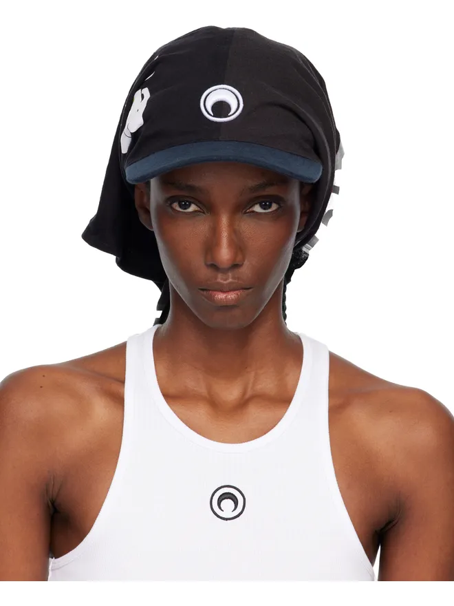 Marine Serre Marine Serre Regenerated Graphic T-shirts Veiled キャップの商品画像