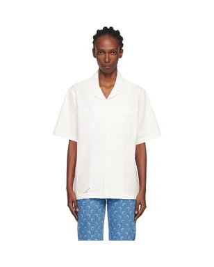 Marine Serre Regenerated Household Linen S/S ボウリングシャツ - サムネイル1