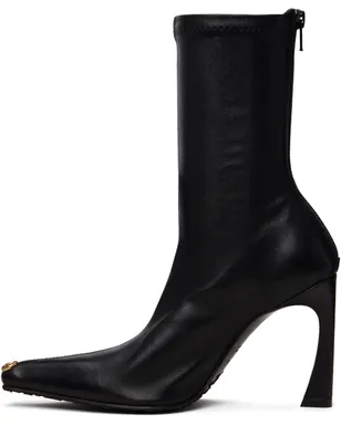 Marine Serre Smooth Leather MS Kiss アンクルブーツ - サムネイル3