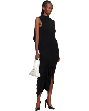 Marine Serre ブラック MS Kiss スムースレザー ヒール - サムネイル5