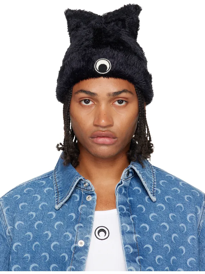 Marine Serre Marine Serre Wild Fluffy Knit Kawaii ビーニーの商品画像